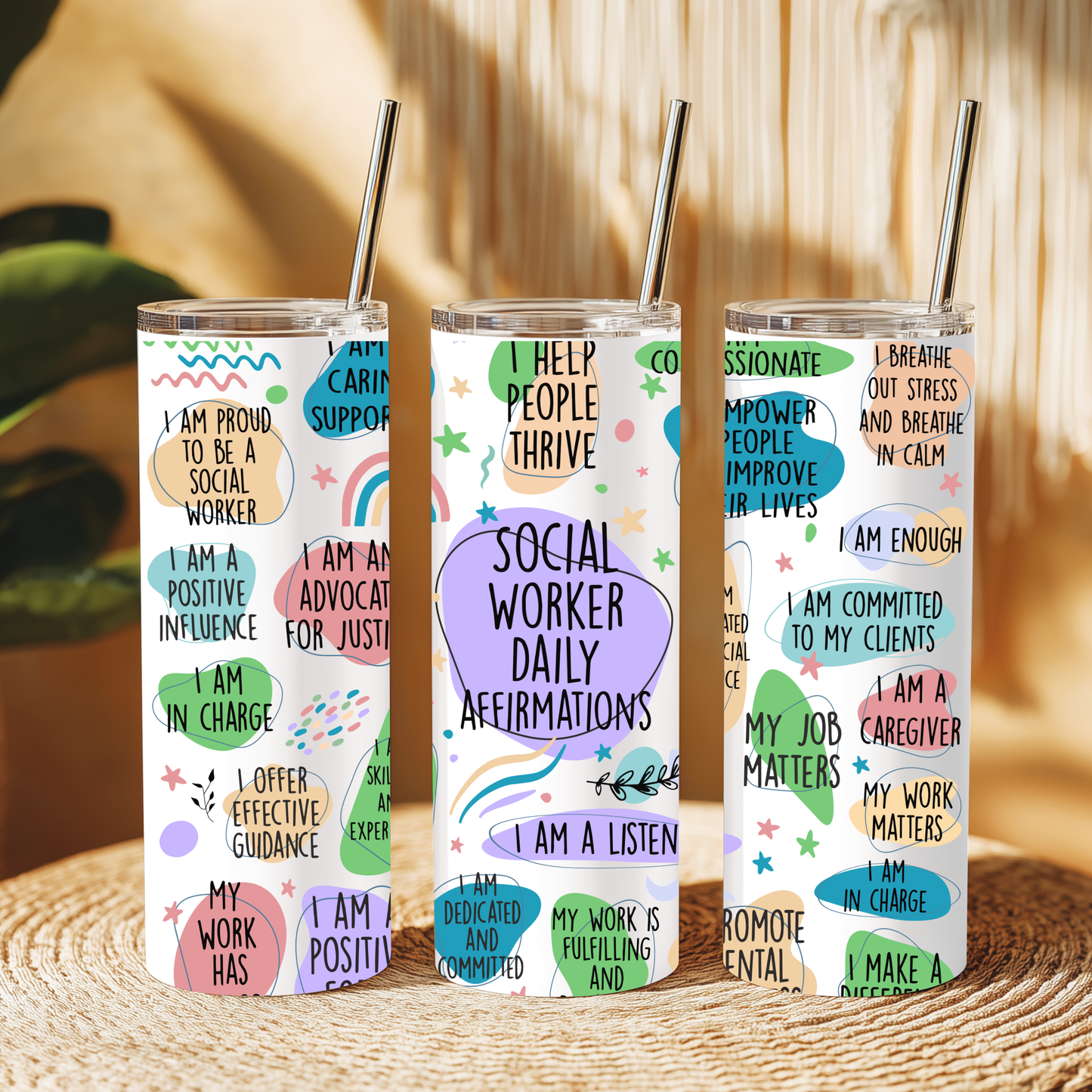 Social Worker Empowerment Tumbler