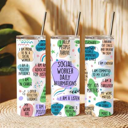 Social Worker Empowerment Tumbler